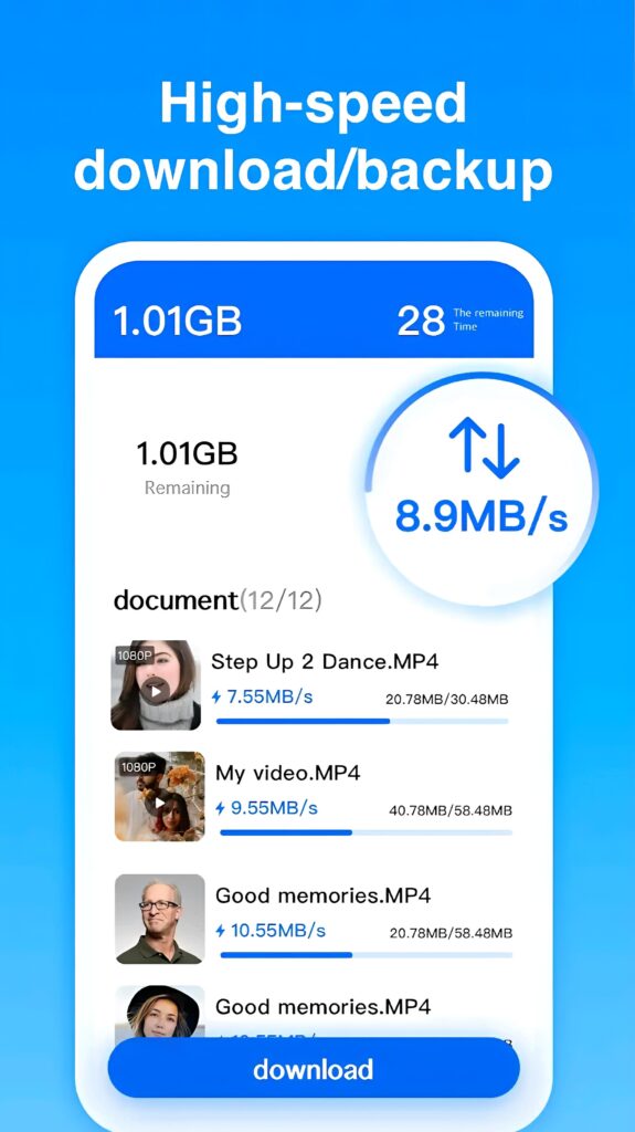 Terabox Mod APK Storage